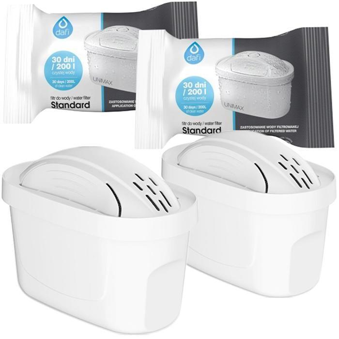 Dafi Standard Water Filters – 3 Pack For Dafi Water Pitchers, Reduces Chlorine
