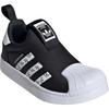Adidas Originals Superstar 360 Pohodlné Všestranné Odolné Nízké Dětské Skate Boty Dětské Tenisky Černá Bílá IH3049