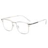 New Retro Large Business Casual Eyewear: Lightweight, Comfortable, Anti-Blue Light Eyebrow Frame.