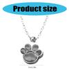 Unique Necklace Chain Necklace Pet Theme Jewelry Dog Claw Pendant Necklace Alloy Texture Neck Jewelry for Daily Party