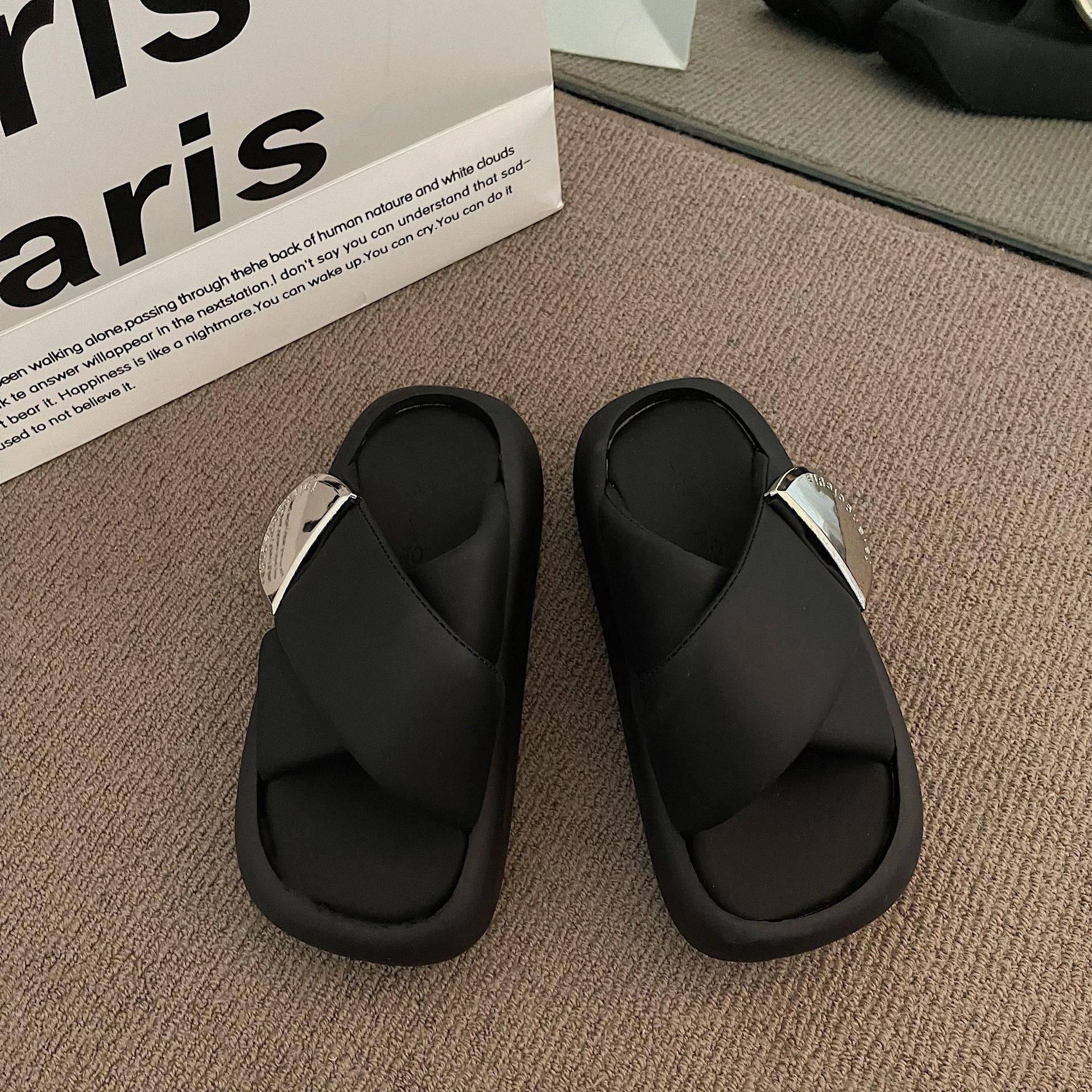 

Пляжные сандалии на платформе женские летние 2025 новая мода фея стиль с юбкой 39