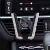 New Model Diamond-Encrusted Car Phone Holder for Dashboard Air Vent, Suction Cup Type, Dual-Use for Car Navigation, Specifically for Women