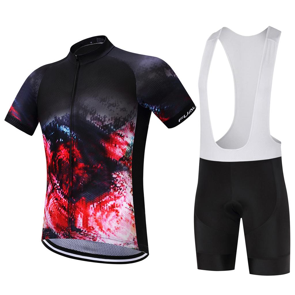 Men's Short Sleeve Cycling Wear Set Quick Dry Biking Shorts for Professional 2026 Summer Breathable Outdoor Sports Cycling Suit Set