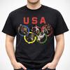 Vintage 90s USA Figure Skating Graphic Tee Retro Sports Shirt Unisex S-3XL