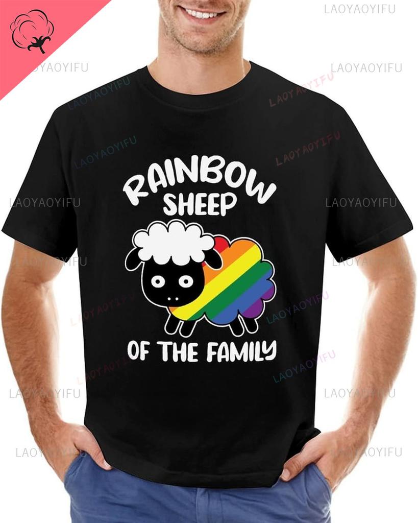 Sounds Gay Im in Rainbow Shirts Gay Pride Printed Tshirt LGBT TShirt Rainbow Equality Lesbian Man T Shirt Funny Cotton Shirts