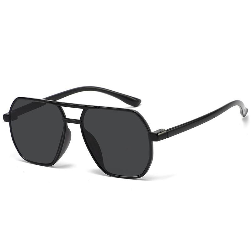 Square double beam new sunglasses men's outdoor driving glasses sunshade fashion sunglasses sunglasses spot