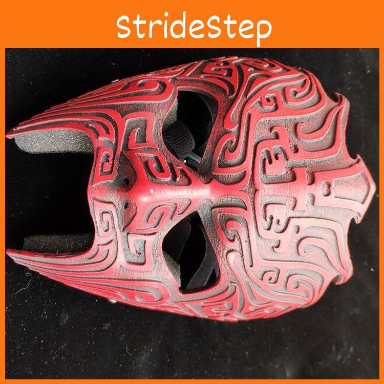 Geometric Pattern Mask Role Play Face Cover For Halloween And Themed Gatherings