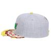 Pizza Embroidered Cotton Baseball Hat With Short Brim For Street Dance Fashion