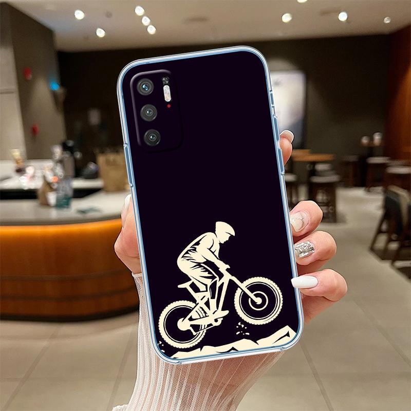 

UP25 Cycling Bicycle Transparent Phone Case for Motorola Moto G40 G04 G05 One Ace Action Fusion + Plus Hyper Macro Vision Zoom Motorola One Zoom