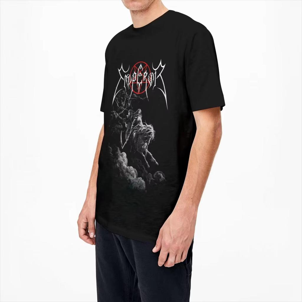 Men Women T Shirt Emperor Band Black Metal Merch Fashion Cotton Short Sleeve T Shirt O-Neck Large Size T Shirt
