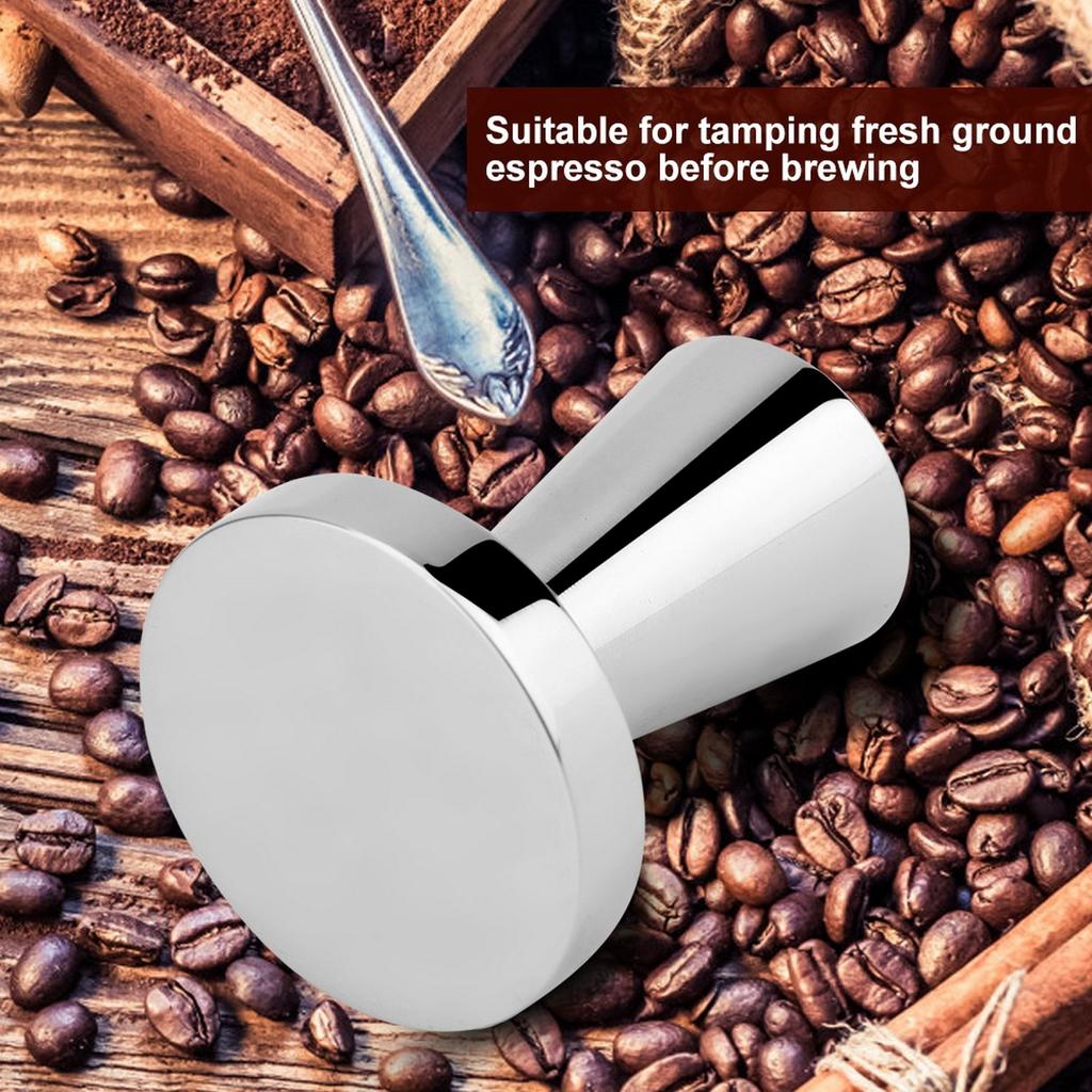 Coffee Bn Press   Tamper Stainless Steel Coffee Tamper Stainless Steel Polished Rustproof Home Coffee Tamper for Coffee Shop Tamper