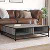  Coffee Table, Grey Sonoma Oak 100x100x30 Cm