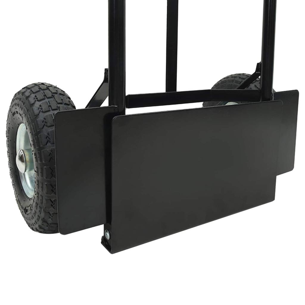Extendable Hand Truck Black and Red 57 X 46 X 113 Cm Steel