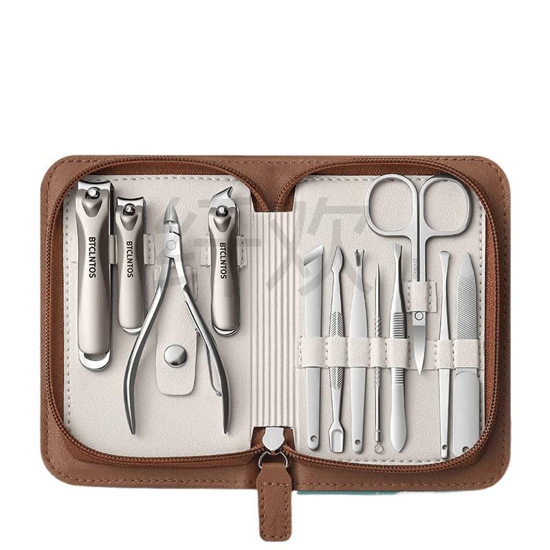 Deluxe Nagelknipser & Maniküre-Set für Herren mit multifunktionaler schräger Zange