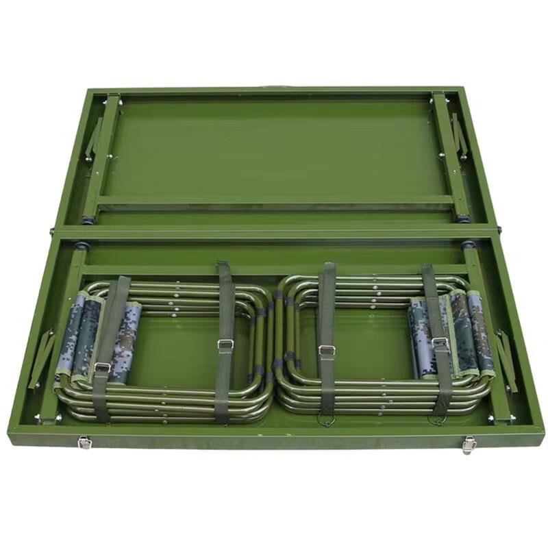 Eagle Armor 100x100cm Portable Folding Steel Outdoor Table