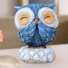 Owl Statue Decor Animal Small Figurines for Home Decor, Office Desk Ornament, Book Shelf Decoration,