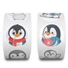 500 Stickers/roll Penguin Animal Stickers Cute Children's DIY Suitcase Scooter Water Cup Roll Stickers