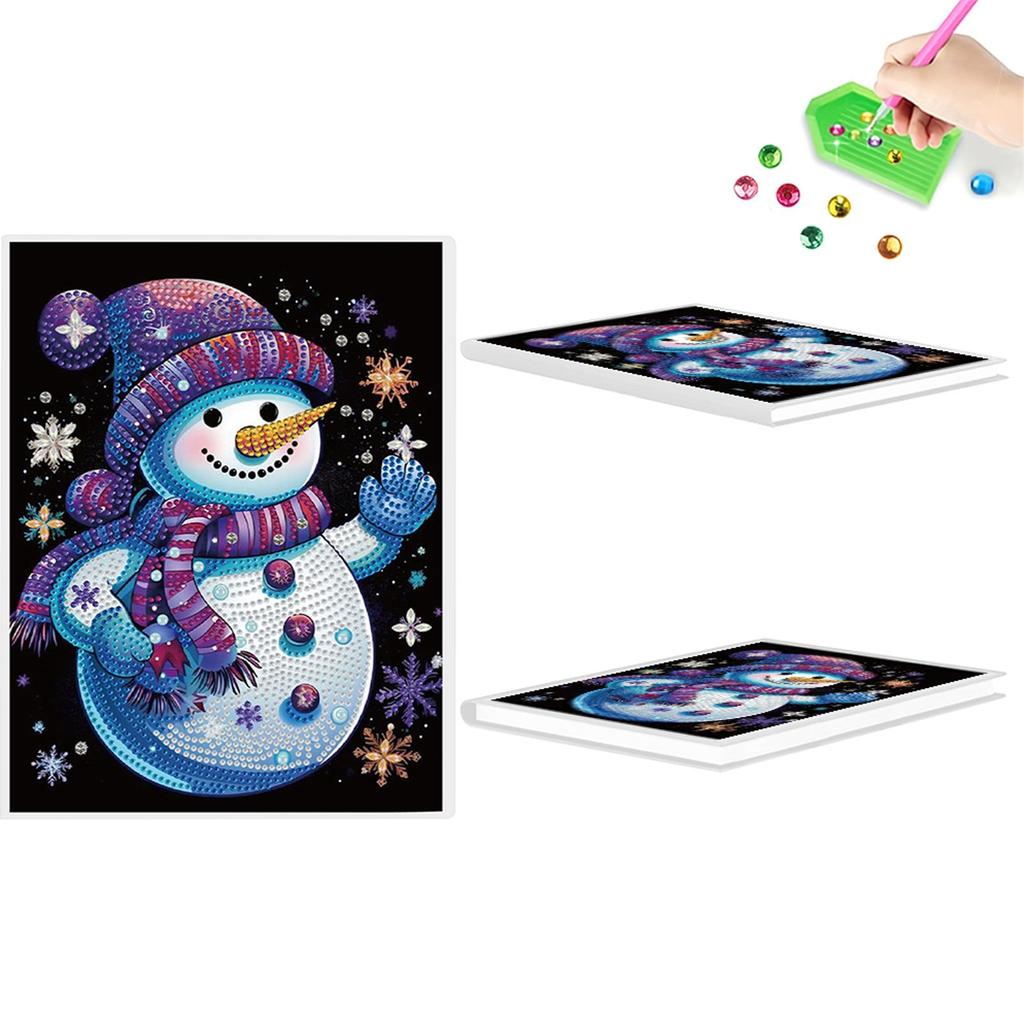 Animal Special Shaped Diamond Painting Journal Notebook 50 Pages Crystal Notepad Sketchbook for Birthdays Or Christmas Gifts