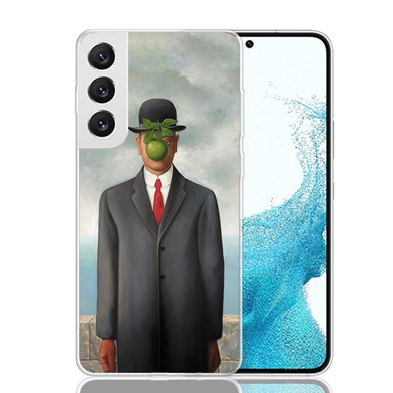 Rene Magritte Art Phone Case For Samsung Galaxy S26 Ultra S23 S24 S25 Edge S20 FE S21 S22 Plus Soft Print Shell Cover Fundas Gal
