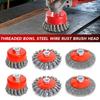 Bench Grinder Special Stainless Steel Wire Wheel Brush 5/8-11 M14x2 for Polishing Cleaning Paint Abrasive Tool Parts