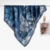 Polka dot double-sided heterochrome ethnic style retro 91 velvet large square scarf silk scarf women's spring and autumn warm shawl scarf scarf