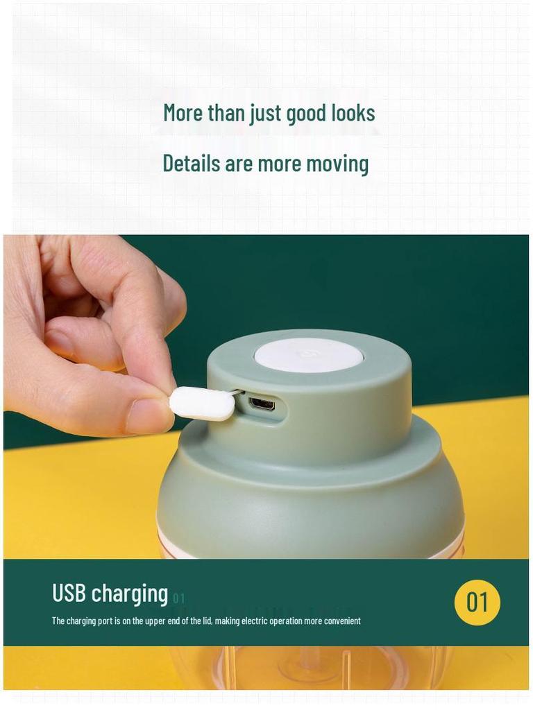 Beiling Electric Garlic Chopper: Home Pull-Cut Mincer and Masher.