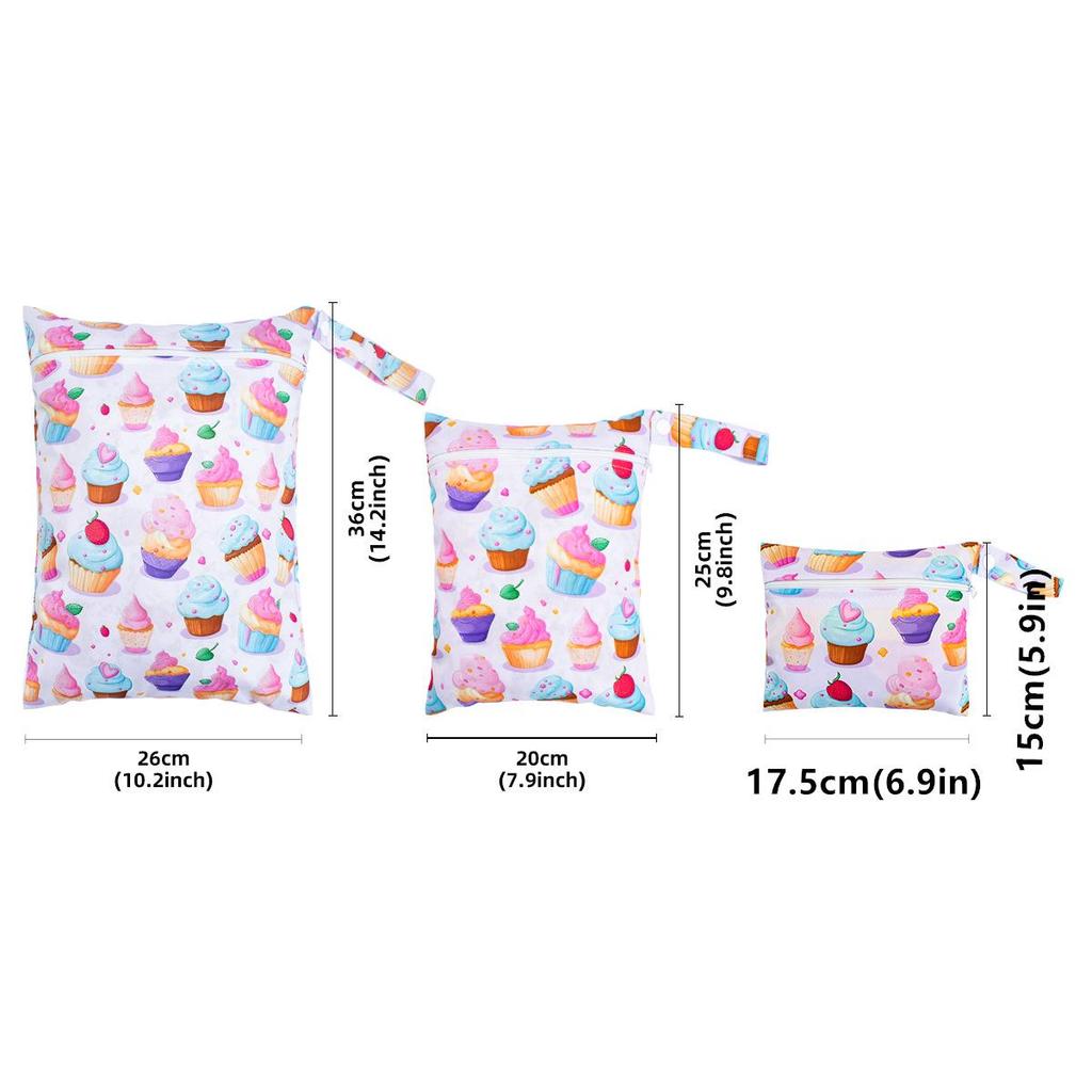 Waterproof Baby Diaper Bag - Portable, Washable, Travel-Friendly Storage Bag