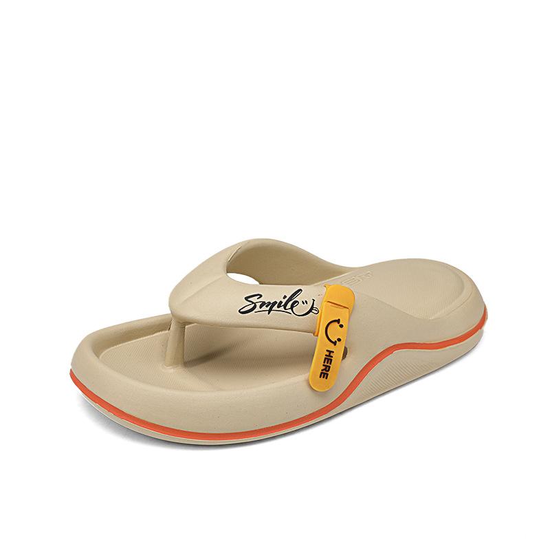 Fashion Men's Platform Flip Flops Summer Soft Sole EVA Slippers for Men Outdoor Casual Beach Shoes Home Non-slip Bathroom Slides Shoes