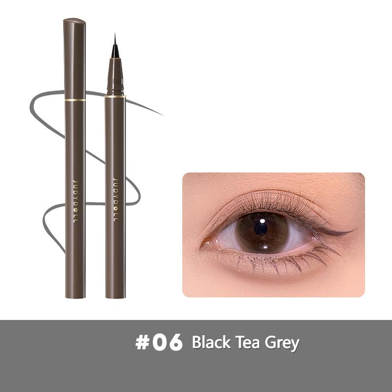 Judydoll Zwarte Vloeibare Eyeliner Potlood Ultra-fijn Waterdicht Sneldrogend Langhoudend Oogmake-up Soepele Ooglijner Pen Cosmetica