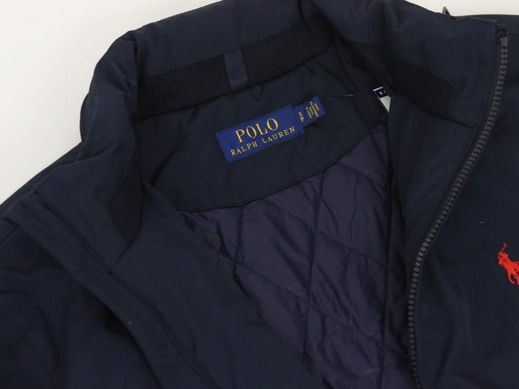 POLO RALPH LAUREN Perry Windbreaker Jacket with Quilted Swing Size Men's Liner, Full-Zip Top, 0101749-XXL-ANAVY [Used]