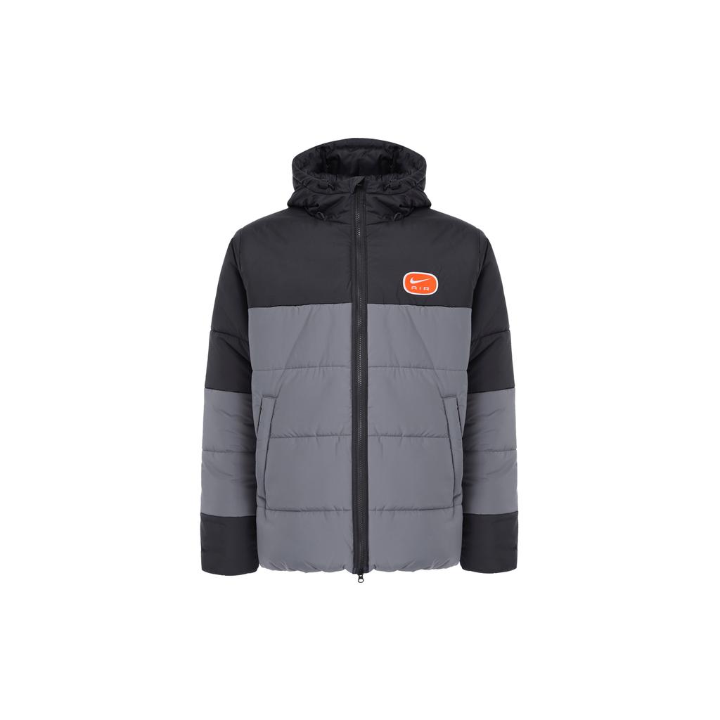 Nová pánská péřová bunda Nike Air uhelně černá/chladně šedá/bílá HM0198-060