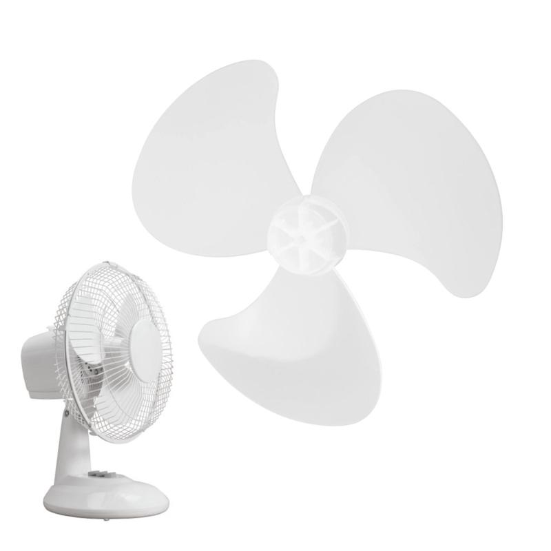 Energy Efficient Fan Blade Replacement 3 Leaf Design Spare Part Plastic Texture Suitable for Vertical Desk Fans