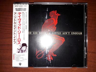 CD DAVID LEE ROTH - A Little Ain't Enough WPCP4020 Warner Bros. Re 1991 Japan Rock Used
