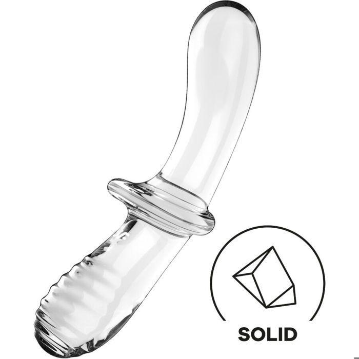 Satisfyer - gode double cristal transparent -