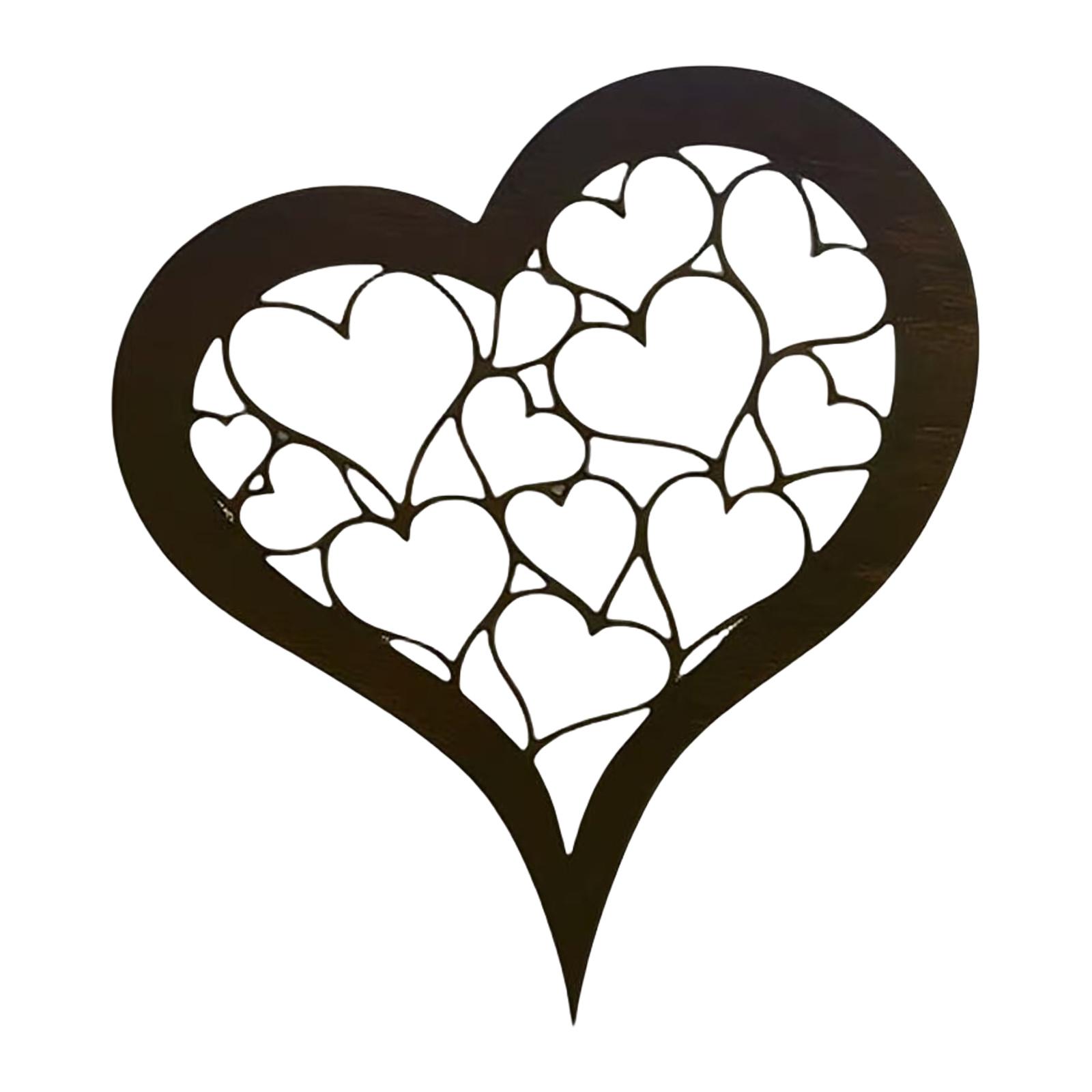 

Ржавый Колышек Сердце Статуя Ржавые Фигурки в Форме Сердца Растение для Декора Скульптур в Помещении и на Открытом Воздухе B