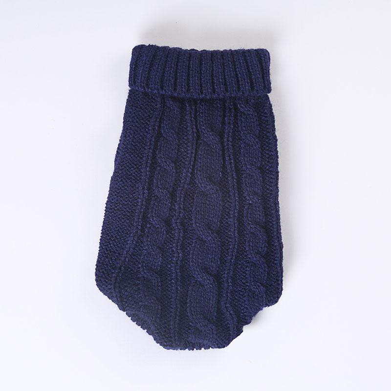 Winter Warm Pet Sweater for Dogs Cats Solid Dog Cat Clothes Puppy Dachshund Shih Tzu Gota Pullovers Kedi Dog Clothing Pull Chien