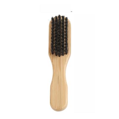 Wood Handled Hair Grooming Brush Soft Bristle Hair Removal Brush Hair Styling Oil Brush Comb Shaving Mustache Tools