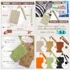 Mukojima Automotive Parts Manufacturing "I Love Cats After All" Pass Case, Greige, with Reel, Double-Sided, IC Card Case, Employee ID Card Case, with
