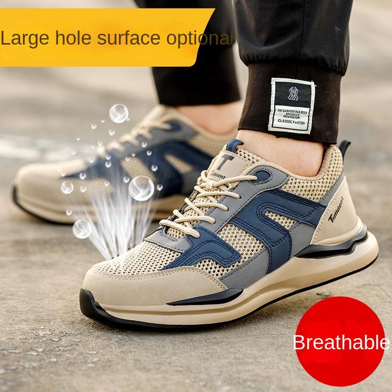 Labor Insurance Shoes Are Smash-proof and Puncture-proof, Steel Baotou Breathable Safety Shoes, Labor Insurance Shoes for Men