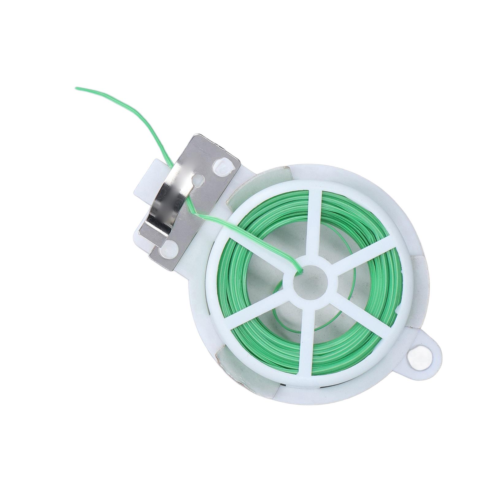 

Plant Cable Tie Plastic Steel Wire Roll Dispenser with Cutter for Garden Vegetable Shed