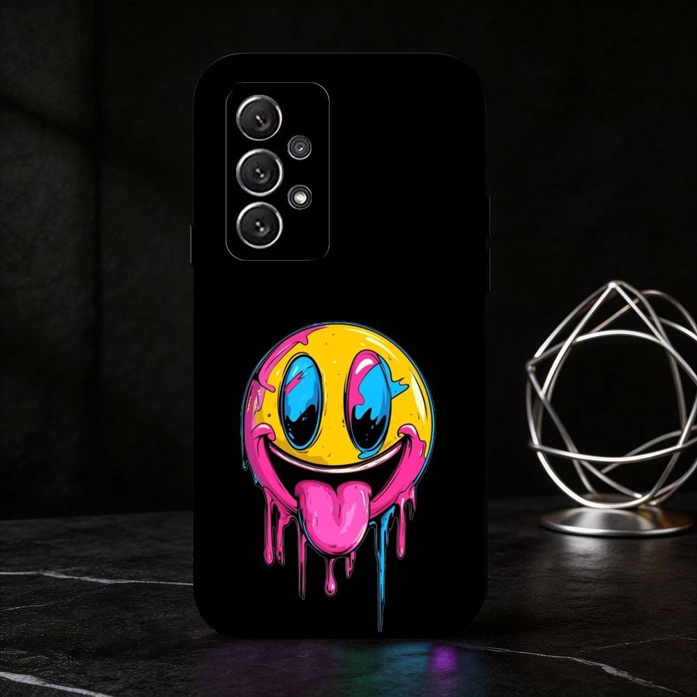 

C-Cool Colorful Graffitiy phone Case For Samsung S25,24,21,22,23,30,Ultra,20,Plus,Fe,Lite,Note Soft Black Cover Samsung S23ULTRA5G
