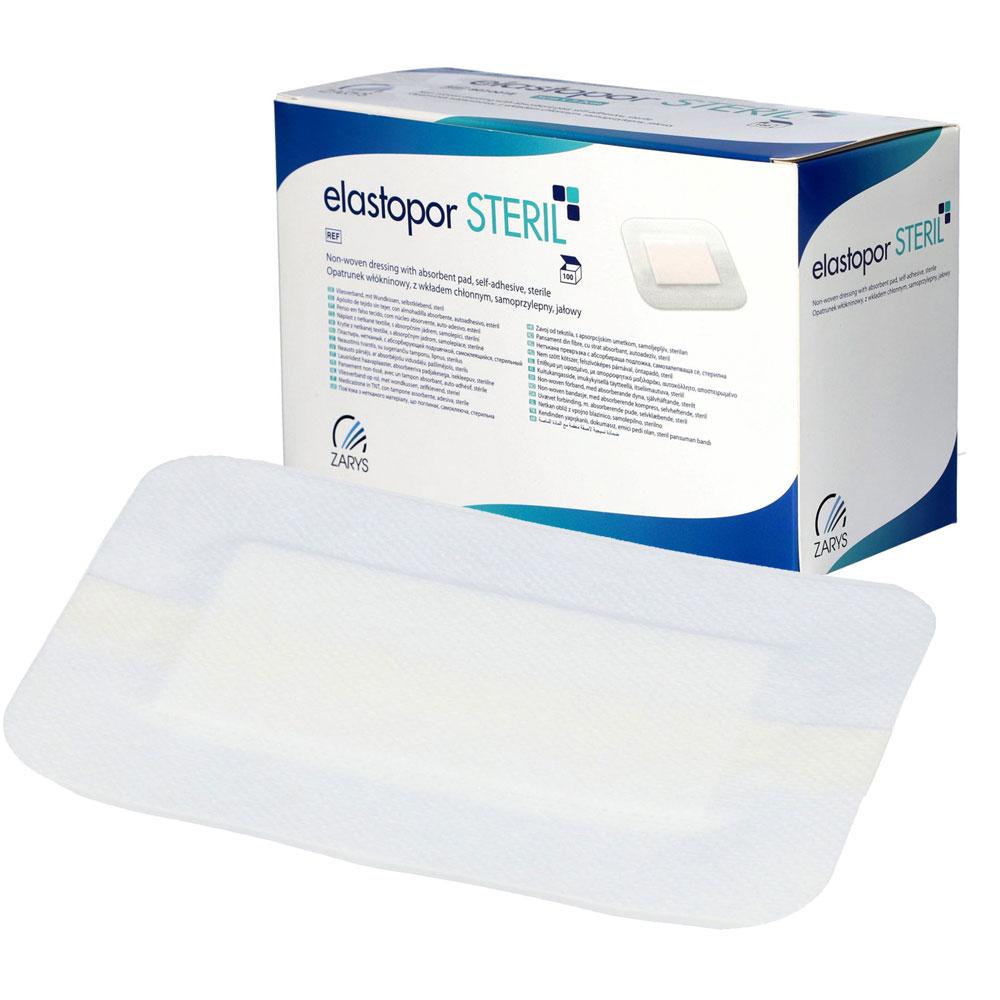 Elastopor Steril Nonwoven Dressing 10cm X 15cm Self-Adhesive With Absorbent Pad 30 Pcs