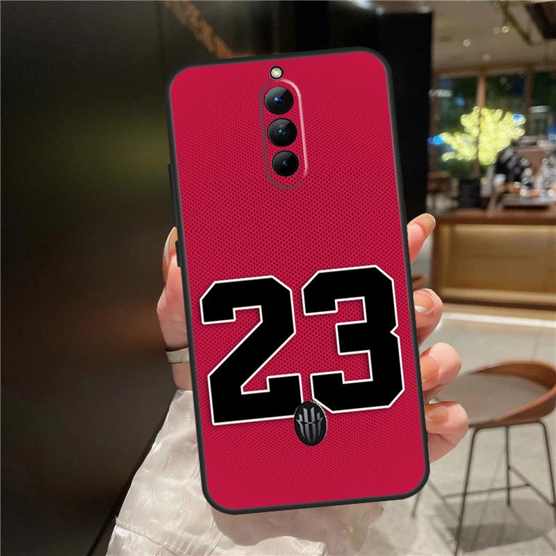 Basketball Number 23 Case For ZTE Nubia Red Magic 11 10 8 8S 9 9S 10S Pro Plus 6 7 6S 7S For RedMagic 10 Air Cover