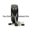 Leather Women's Bondage Choker with Nipple Clamps - Erotic Flirtatious Adult Toys.
