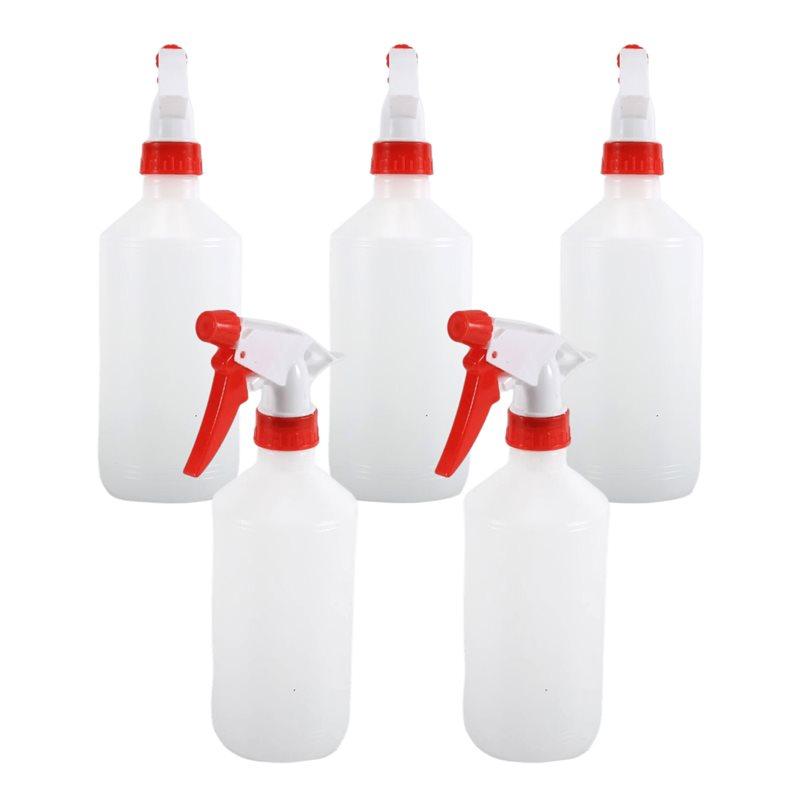 Versatile 500Mlx5 Packs Plastic Trigger Spray Bottles 16 Oz Foaming Cleaning Commercial Sprayers