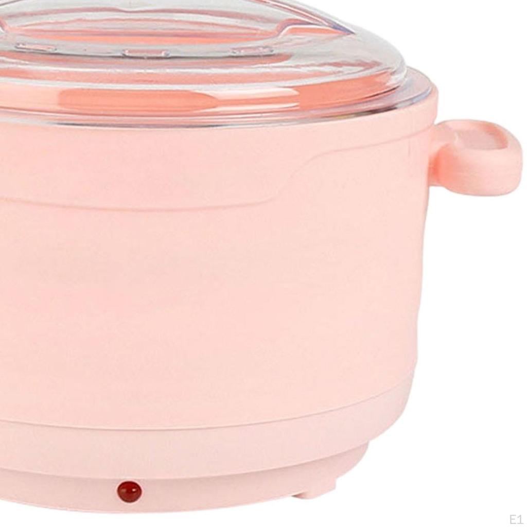 Wax Heater Home Gentle Waxing Foldable Large Capacity Professional for Hands pink