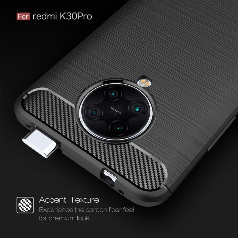 Carbon Fiber Cover For Xiaomi Poco F2 Pro Case Xiaomi Poco F2 Pro Rubber Silicone Shockproof Back Case For Xiaomi Poco F2 Pro