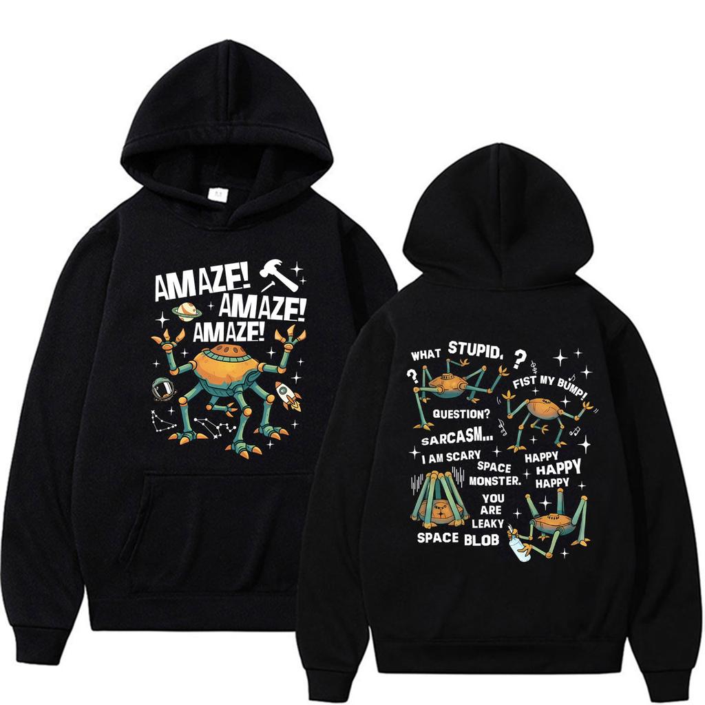 Rocky Amaze Project Hail Mary Book Inspired Funny Hooded Sweatshirts Men Women Oversized Hoodies Streetwear