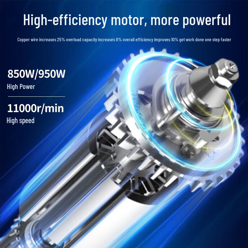 Deli 850W AC Angle Grinder CN plug (adapter included)