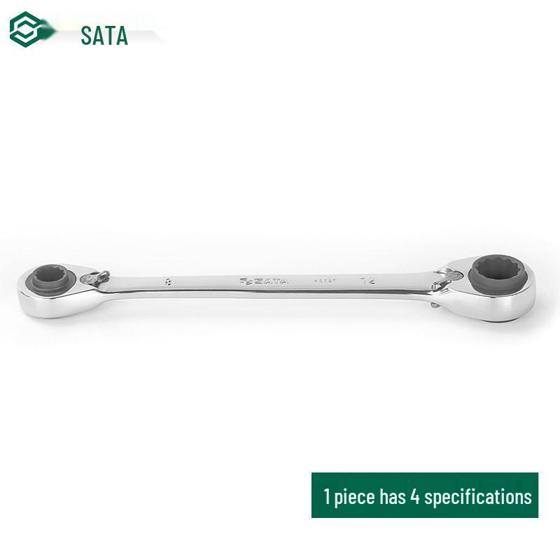 SATA Four-in-One Double-Head Torx Ratchet Wrench Set (46621-46624)